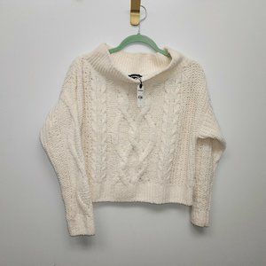 Express Chenille Cable Knit Sweater
